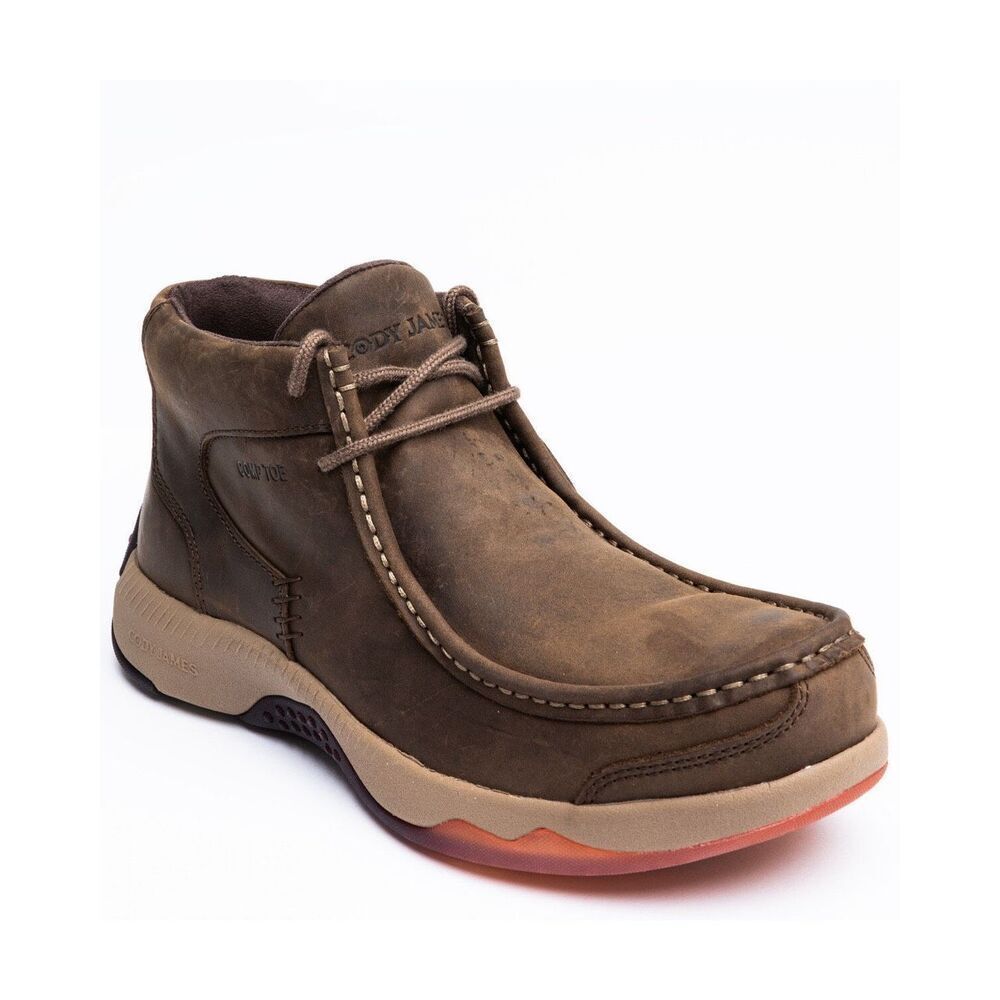 CODY JAMES MEN'S LOW CUT CASUAL DRIVER WORK SHOES - COMPOSITE TOE Size 10.5D NEW